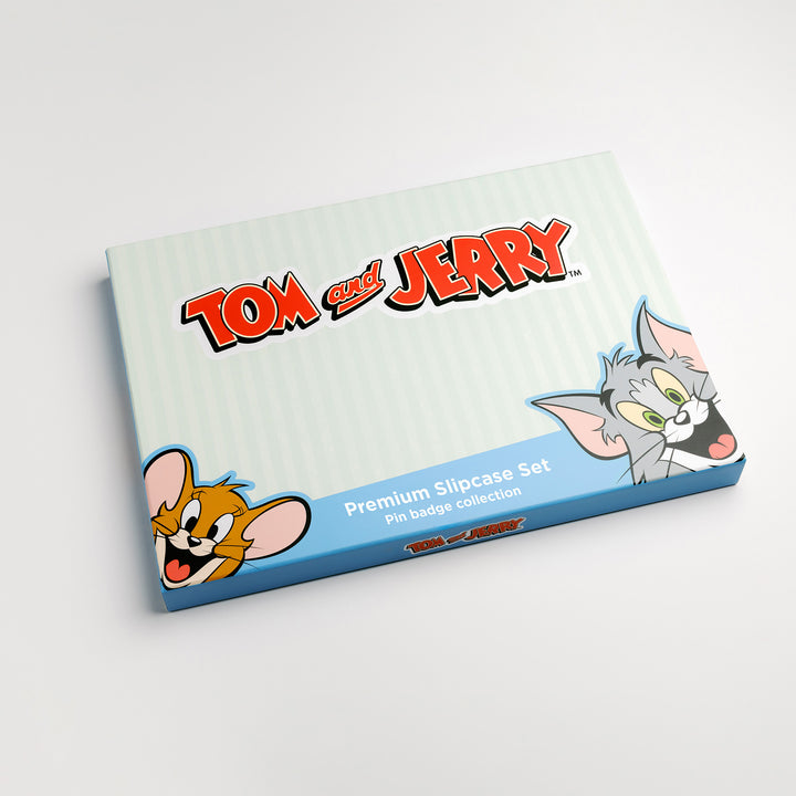 Tom and Jerry pin badge box set with premium slipcase